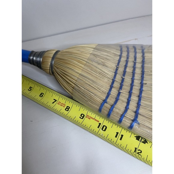 21 Inches Long 10 Inches Wide Handheld Corn Broom By Delta Quality Hanging Hook - Picture 3 of 5